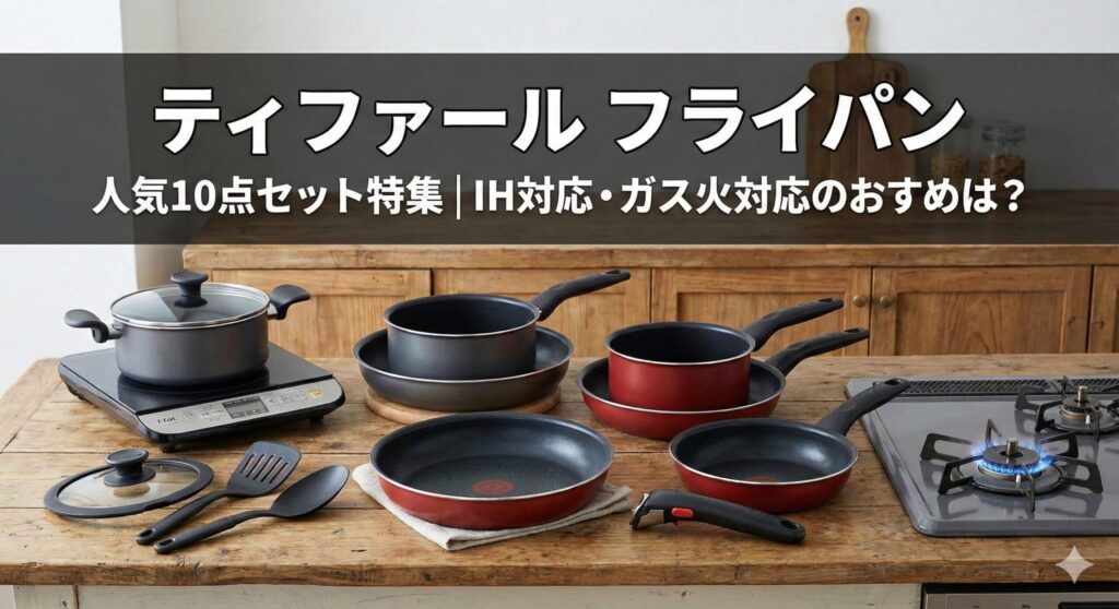 ティファール フライパン セット 人気10点セット特集｜IH対応・ガス火